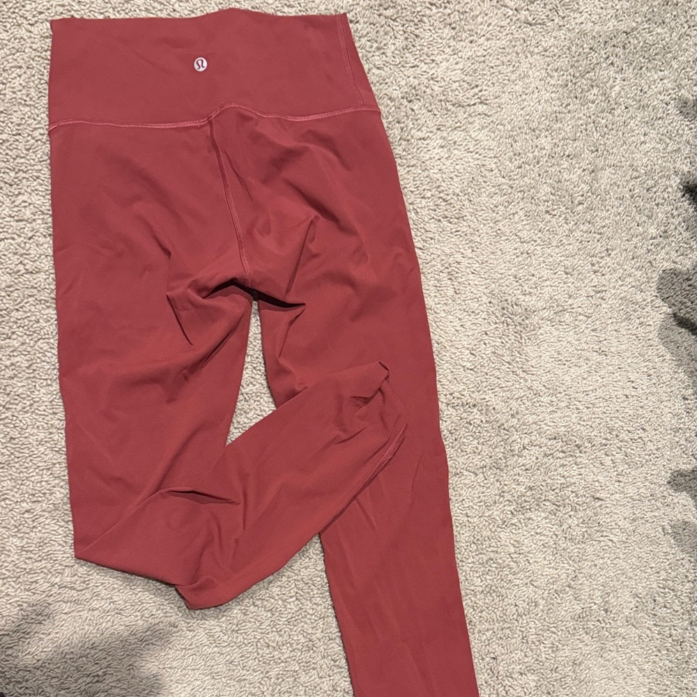 lululemon athletica Red Leggings